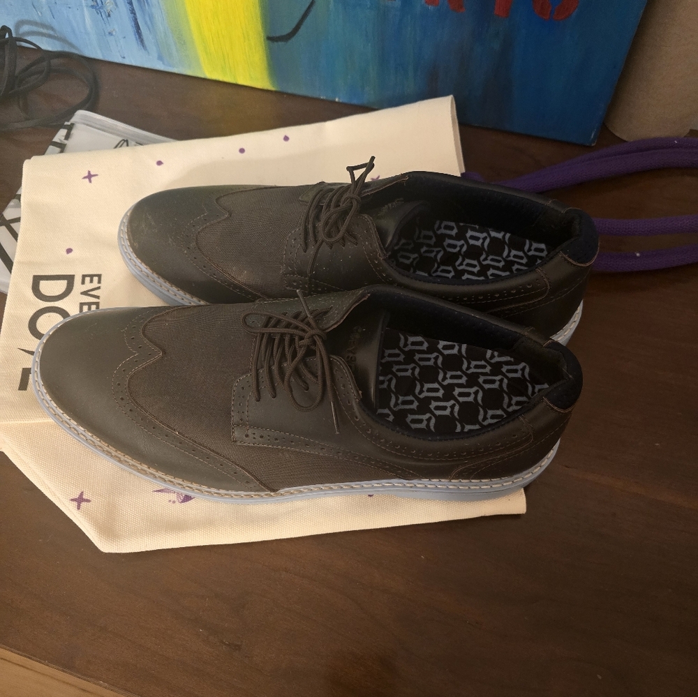 Alpha Wolf Men's Athletic Golf Shoes - Cognac BOX INCLUDED Unique Colorway